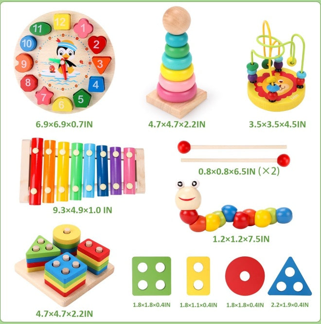 Montessori-Inspired Wooden Toys For Early Childhood Development