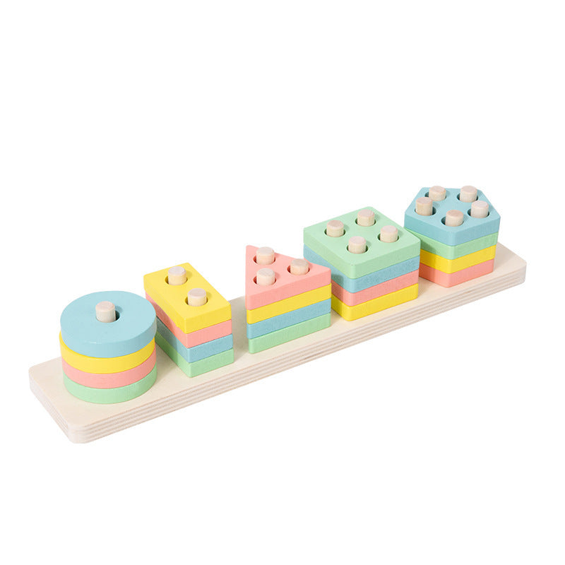 Color Recognition Puzzle Blocks Toy For Preschool Learning
