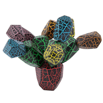Montessori Baby Learning Toy Rainbow Cactus