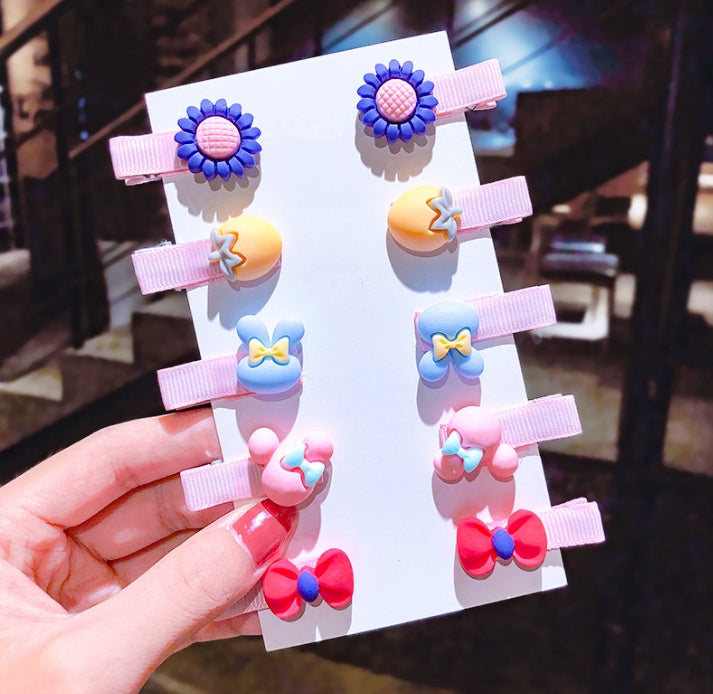 Colorful Cartoon Hairpin Kids Love To Wear