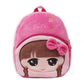 Plush Cartoon Book Bag For Baby Boys And Girls