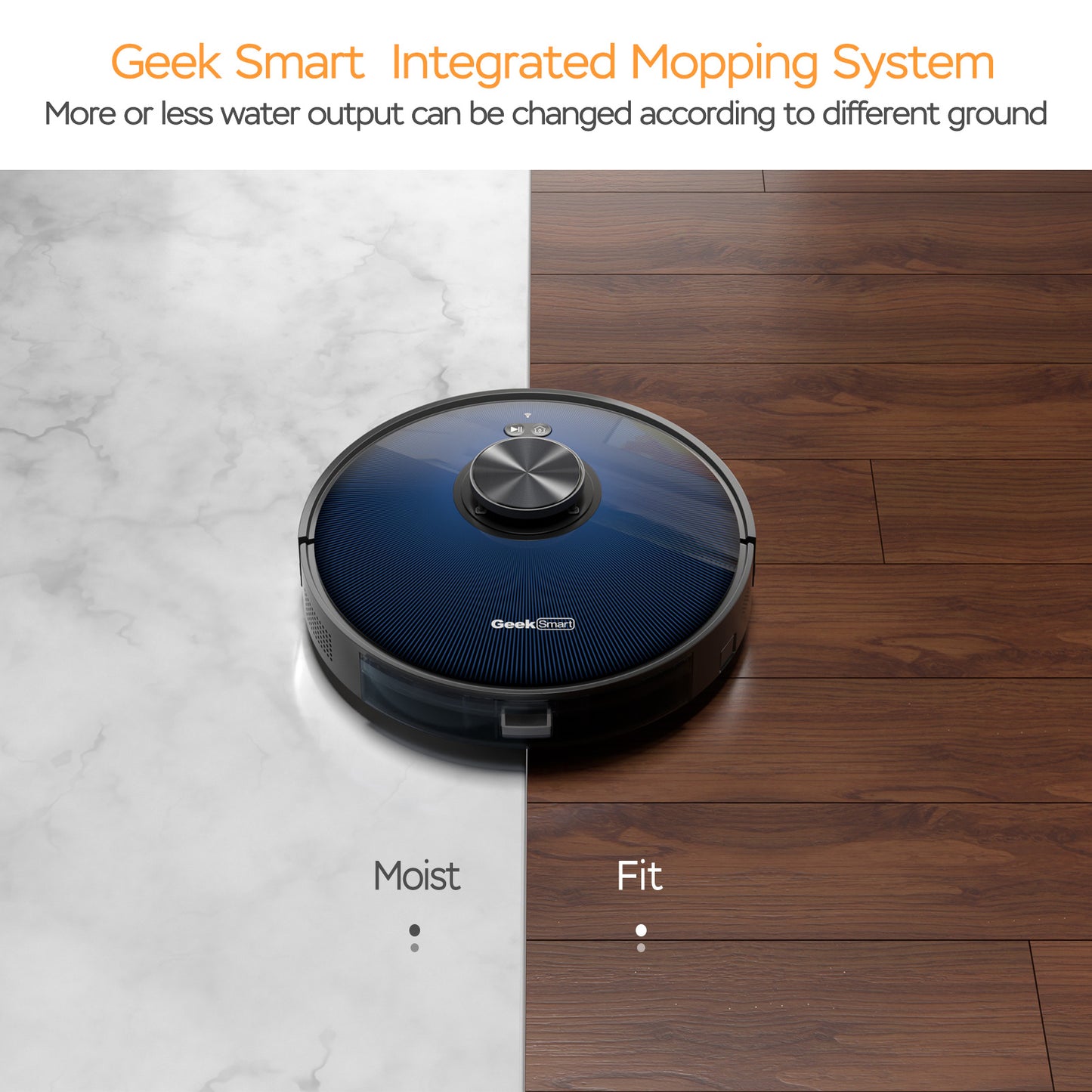 Smart Geek L7 Robot Vacuum: Powerful Suction, Wi-Fi, and Room Control