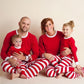 Adorable Striped Christmas Pajamas For Kids And Parents