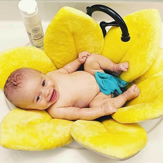 Colorful Sunflower Bath Mat For Baby’s Bathing Comfort
