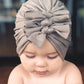 Stylish Baby Hat With Pleated Bowknot For Baby Girls