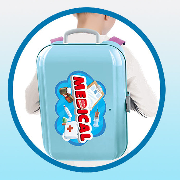 Kids Doctor Toy Set with Convenient Storage Backpack