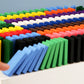 Rainbow Domino Game Educational Wooden Blocks For Children