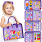 Busy Book for Toddlers to Learn Zippers, Buttons, Dressing