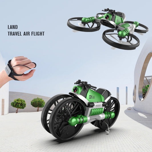 Remote Control Drone And Motorcycle Combo For Fun