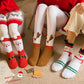 Kids’ Christmas Socks With Fun Elk And Snowman Designs
