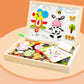 Magnetic Wooden Puzzle Toy For Early Learning