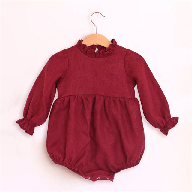 Adorable Baby Girl Romper For All-Day Comfort
