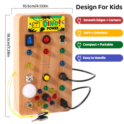 Bright Beginnings Come with Montessori LED Lamp Holder Educational Toy
