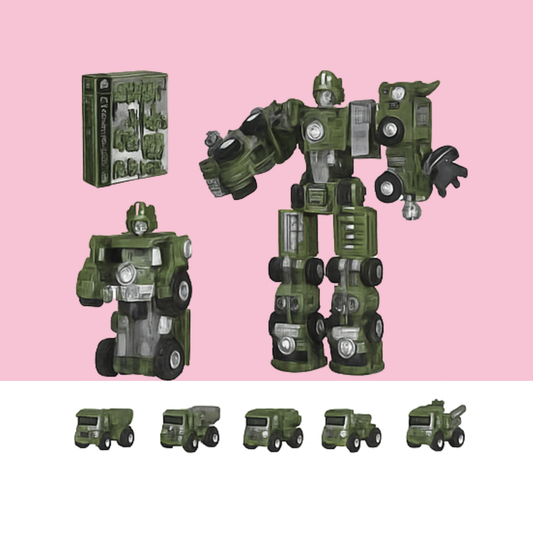 MECHA GUARDIAN – Construction Robot Truck Set