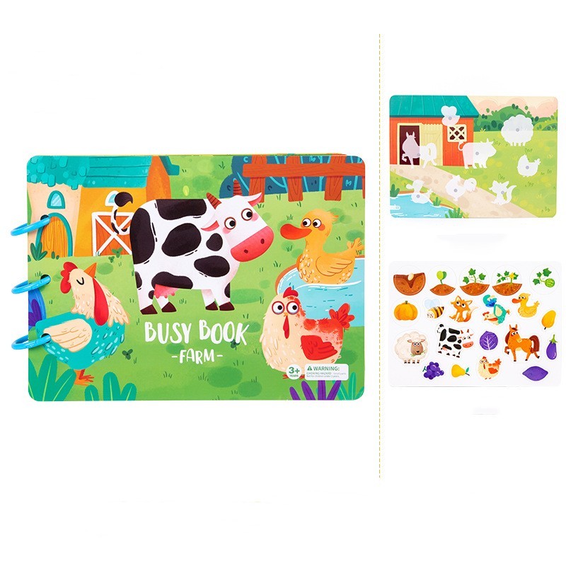 Busy Book Brings Joyful Learning With Reusable Sticker Activities