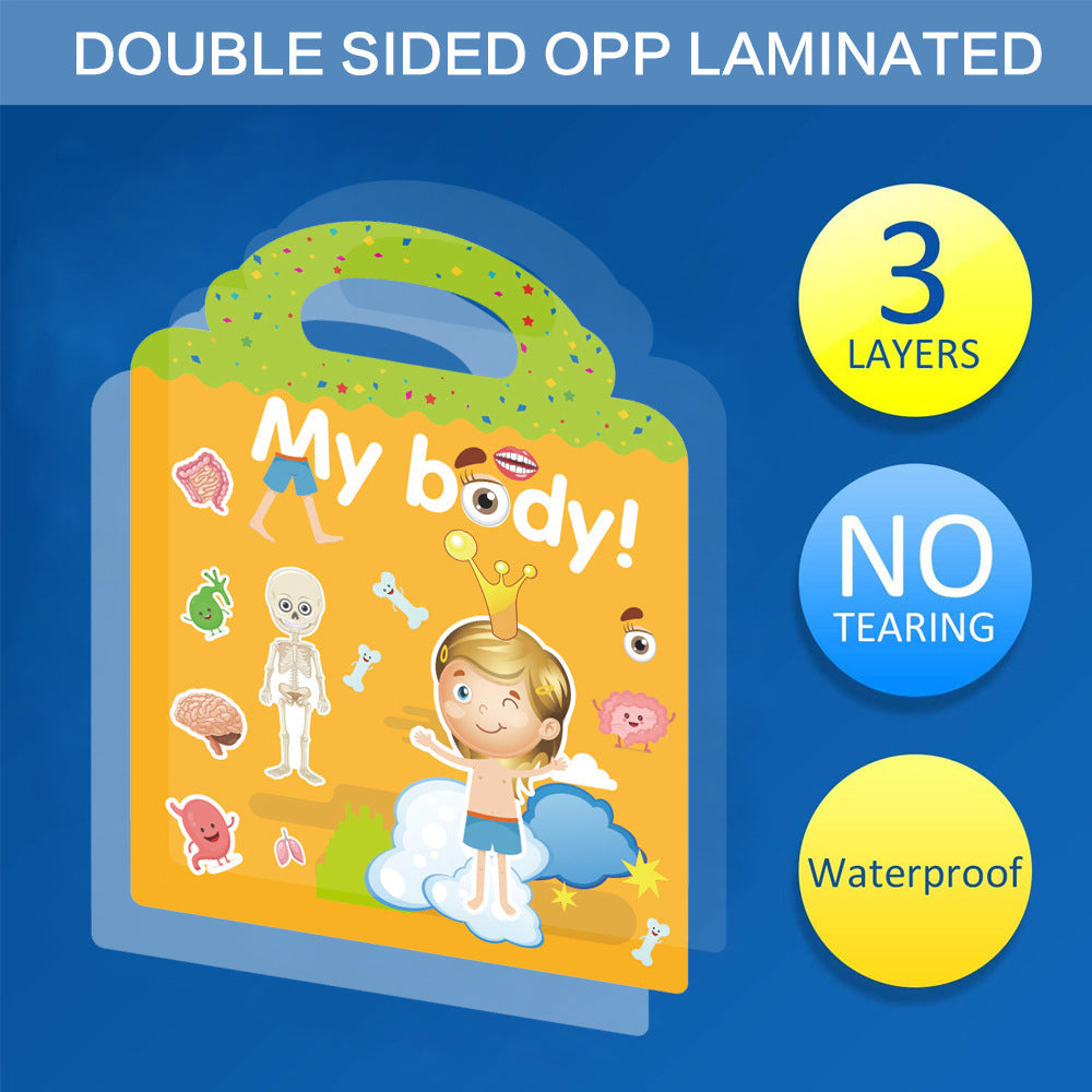 Imagine, Peel, Play: A Colorful Sticker Journey for Children