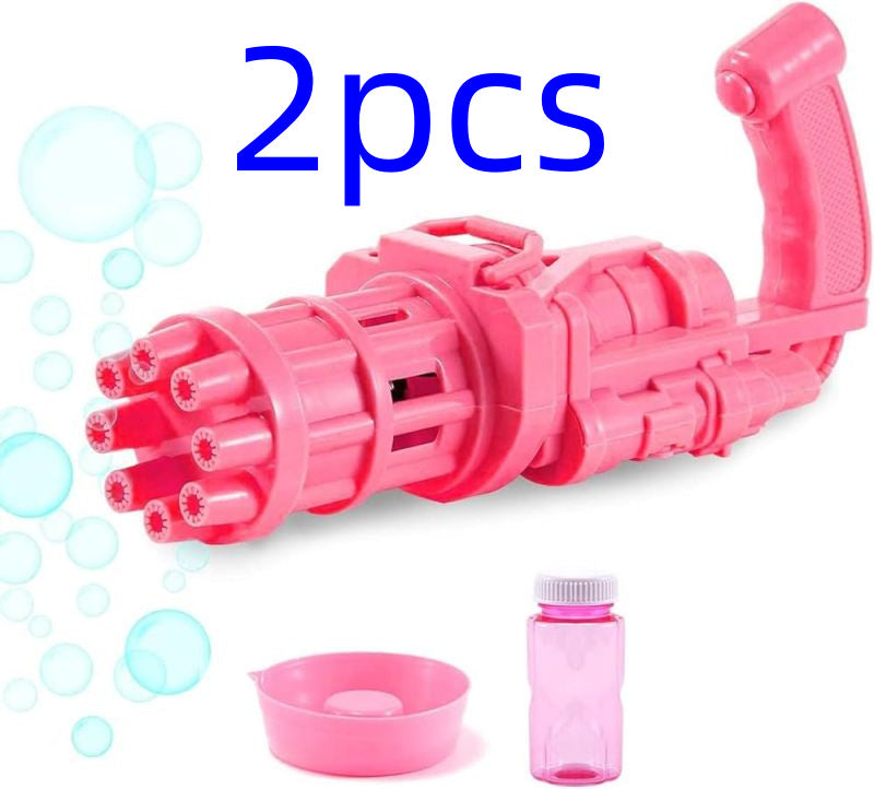Kids Bath Toy Machine Gun And Bubble Fun