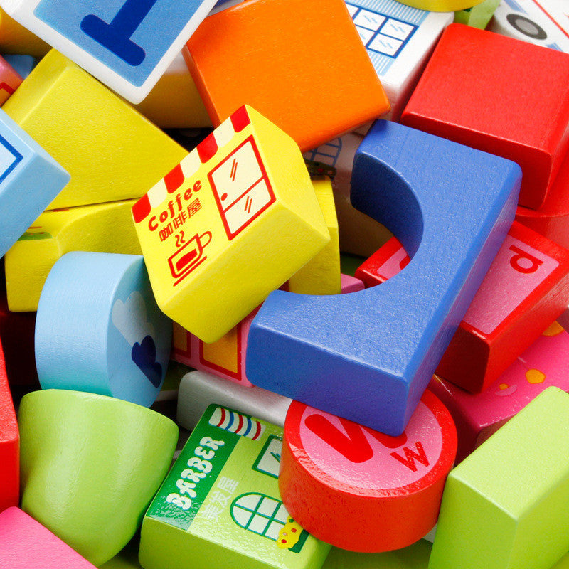 Creative Traffic Building Blocks Toy For Children