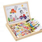 Magnetic Wooden Puzzle Toy For Early Learning