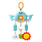 Interactive Baby Stroller Toy With Plush Rattle