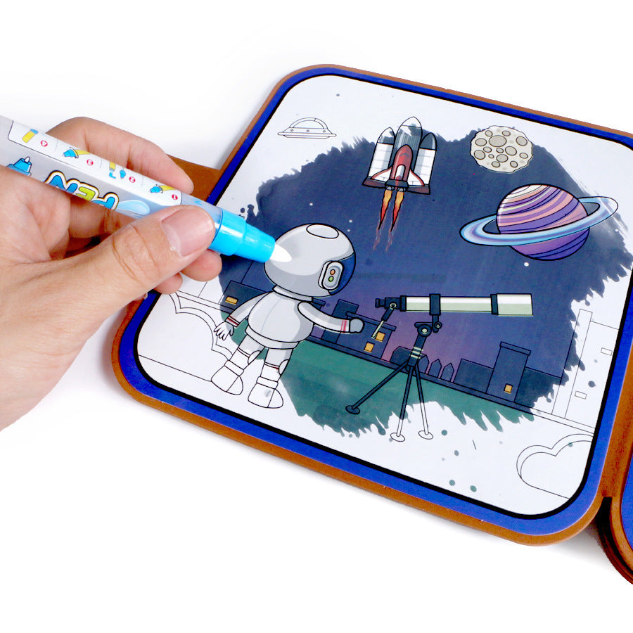 Fun Magic Water Reusable Drawing Book for Children
