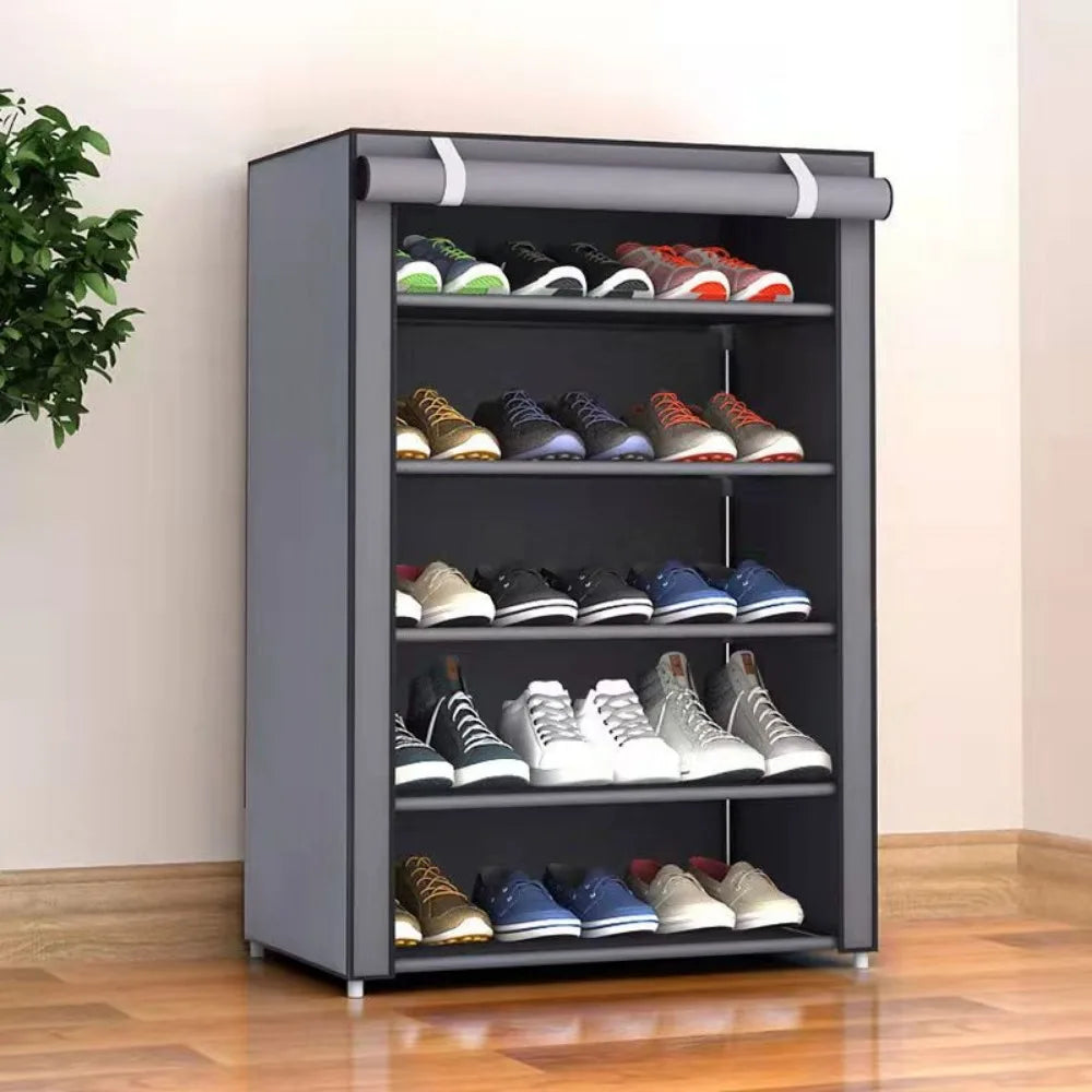 Stylish Shoe Rack: Dustproof, Space-Saving Organizer for Every Home