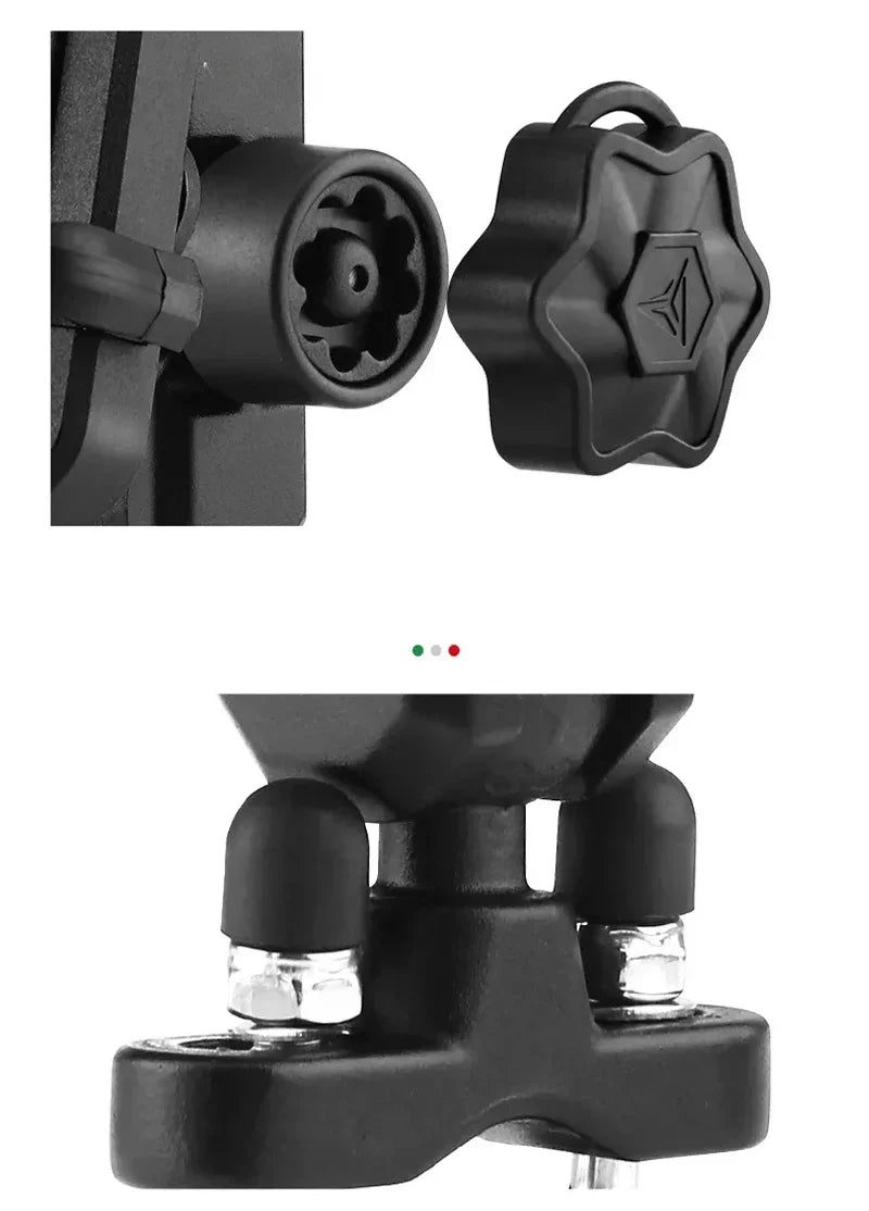 Wireless Charging Phone Holder for Motorcycle 3.0 Quick Charger GPS Moto Support Handlebar Mount for 4-7 Inch Cellphones