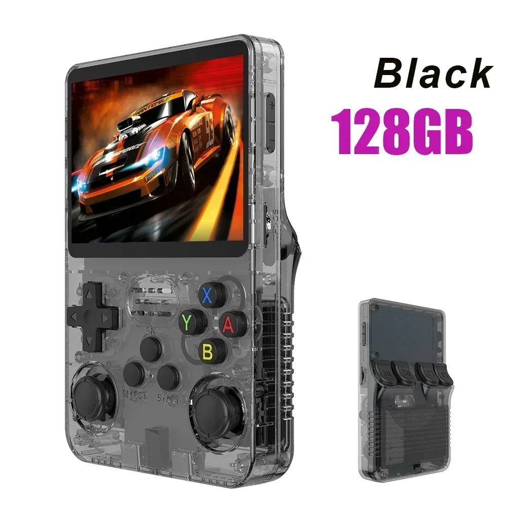 Retro Game Console R36S Portable Handheld 3.5" IPS Display 60000+ Games Preloaded (64G/128G/256G)
