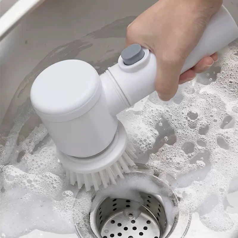 Power Scrubber Pro: Wireless Electric Cleaning Brush for Kitchen & Bathroom