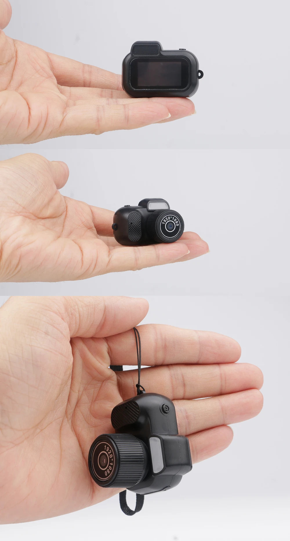 Retro Mini Camera 1080p HD Portable Indoor/Outdoor Small Camera with Screen Support TF Card for Video Holiday Gifts