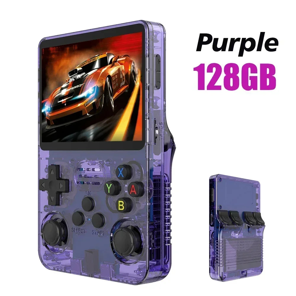 Retro Game Console R36S Portable Handheld 3.5" IPS Display 60000+ Games Preloaded (64G/128G/256G)