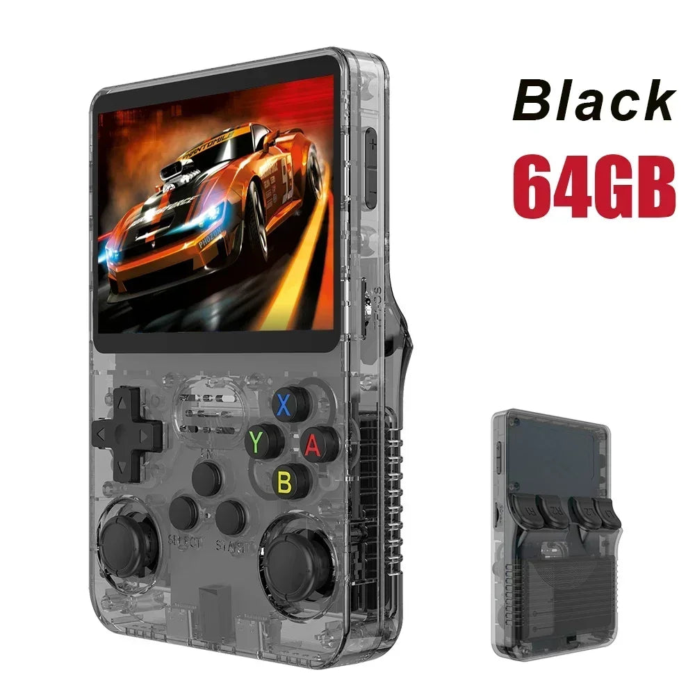 Retro Game Console R36S Portable Handheld 3.5" IPS Display 60000+ Games Preloaded (64G/128G/256G)