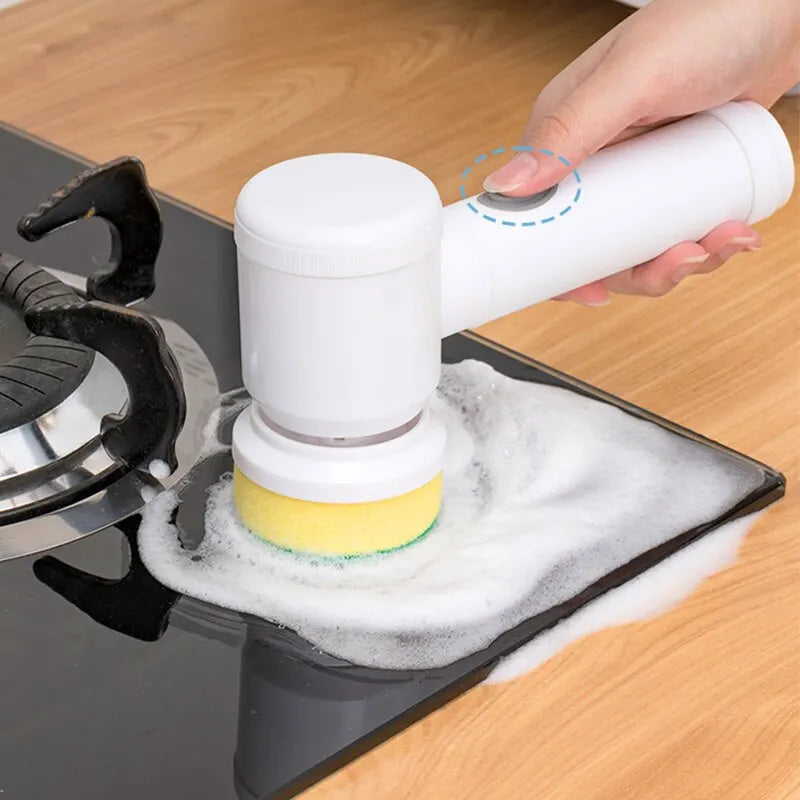 Power Scrubber Pro: Wireless Electric Cleaning Brush for Kitchen & Bathroom