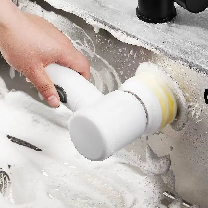 Power Scrubber Pro: Wireless Electric Cleaning Brush for Kitchen & Bathroom