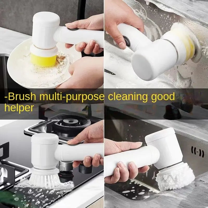 Power Scrubber Pro: Wireless Electric Cleaning Brush for Kitchen & Bathroom