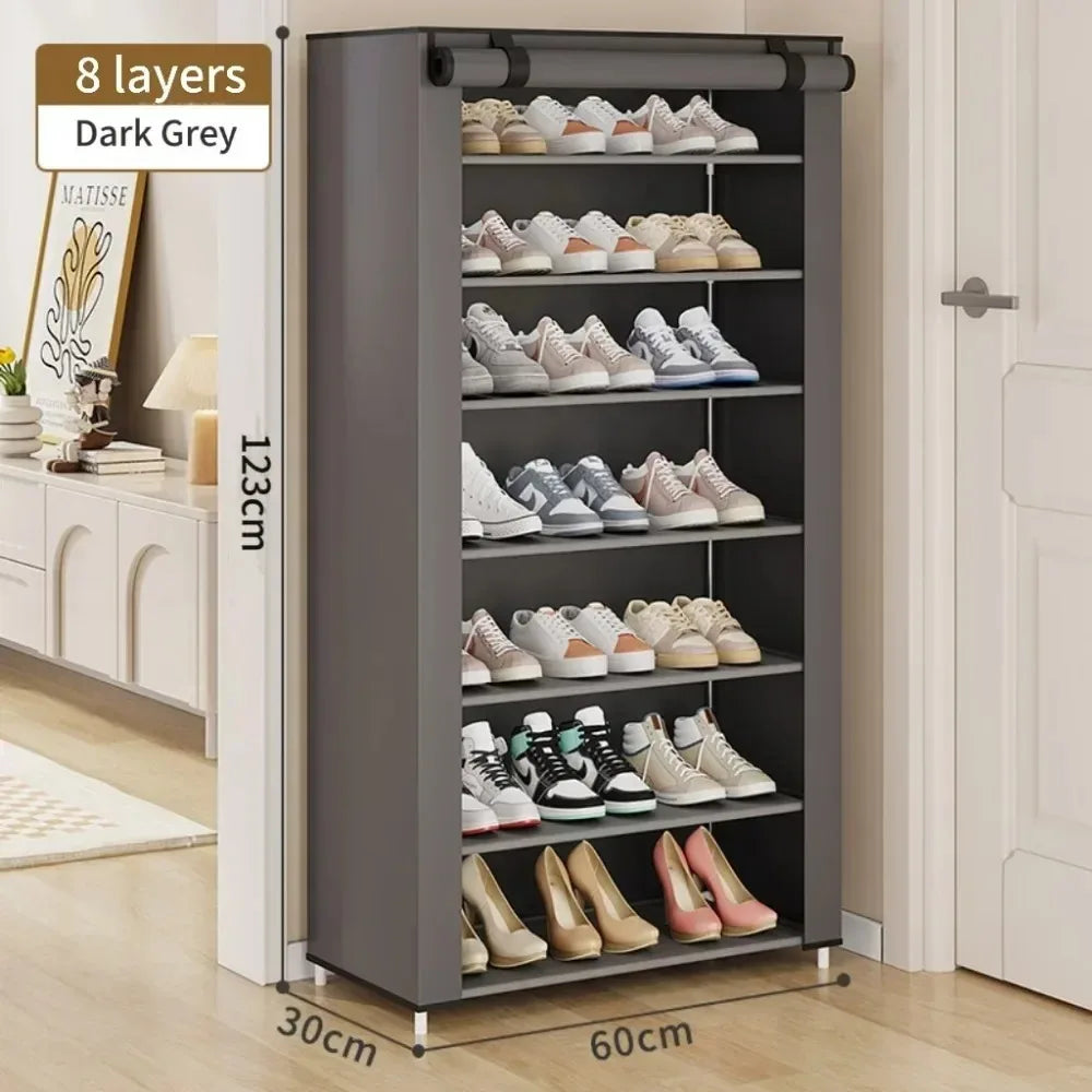 Stylish Shoe Rack: Dustproof, Space-Saving Organizer for Every Home