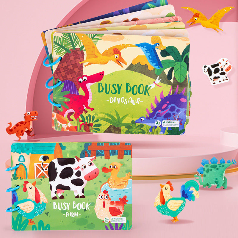 Busy Book Brings Joyful Learning With Reusable Sticker Activities