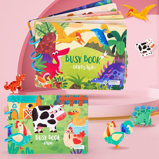 Busy Book Brings Joyful Learning With Reusable Sticker Activities