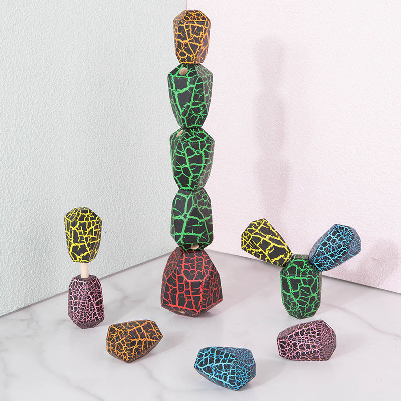 Montessori Baby Learning Toy Rainbow Cactus