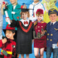Girls Holiday Costume Captain Dress For Memorable Performances