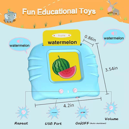 Play, Listen, Learn - Fun Vocabulary Learning Cards Toy