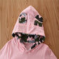 Playful Camouflage Pattern Two-Piece Suit For Girls