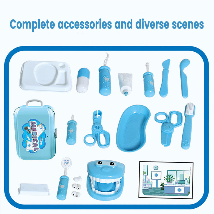 Kids Doctor Toy Set with Convenient Storage Backpack