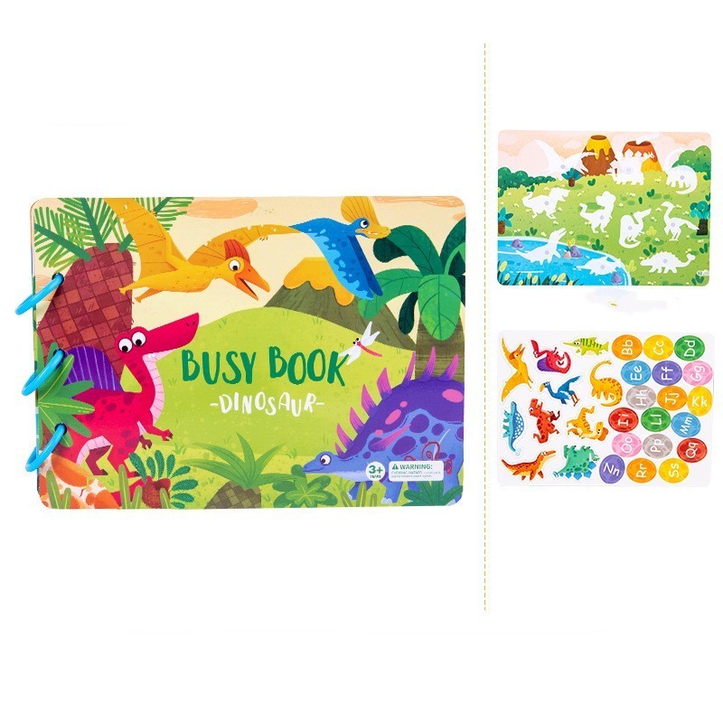 Busy Book Brings Joyful Learning With Reusable Sticker Activities