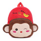Plush Cartoon Book Bag For Baby Boys And Girls
