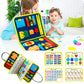 Busy Book for Toddlers to Learn Zippers, Buttons, Dressing
