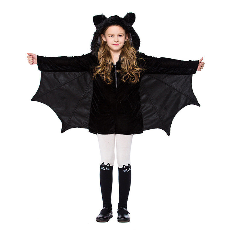 Lightweight And Cool Bat Cosplay Outfit For Children