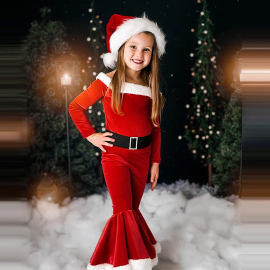 Warm And Festive Christmas Outfit For Children