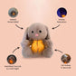 Relaxing Breathing Bunny Plush Toy For Baby Comfort