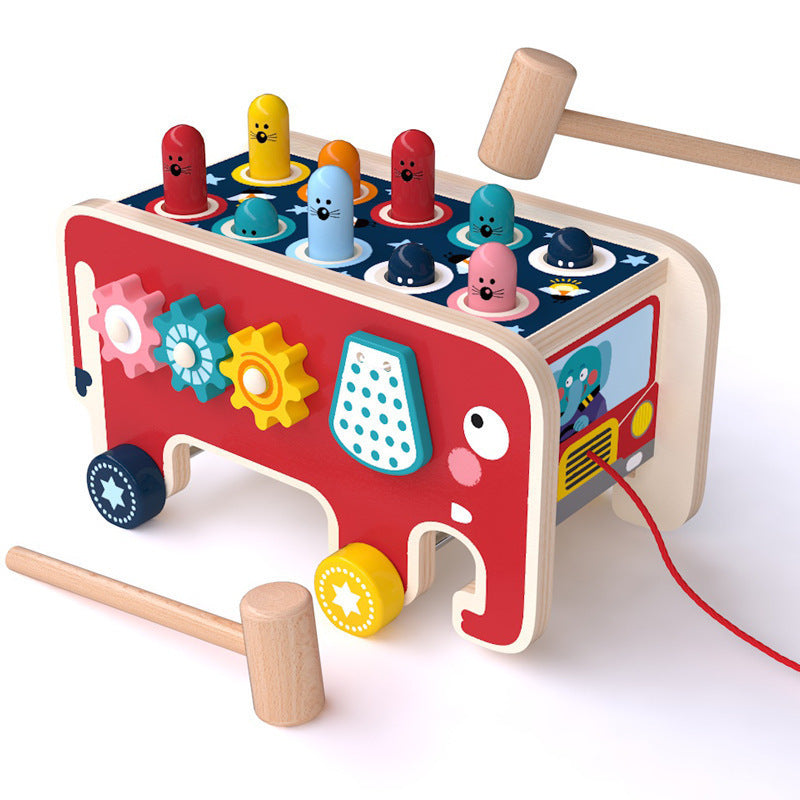 Educational Wooden Pounding Bench Toy